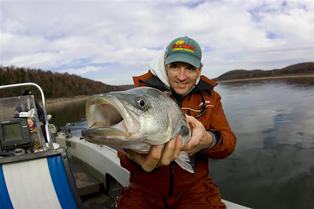 Eric Naig Northland Striper Fishing Norfork