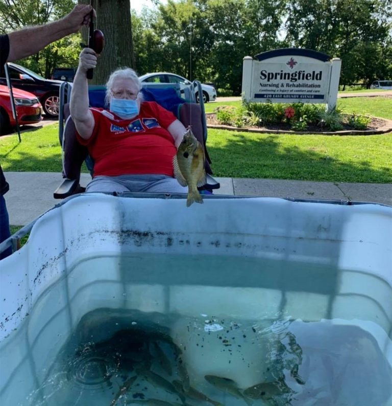 Nursing Home Brings Fishing to Residents