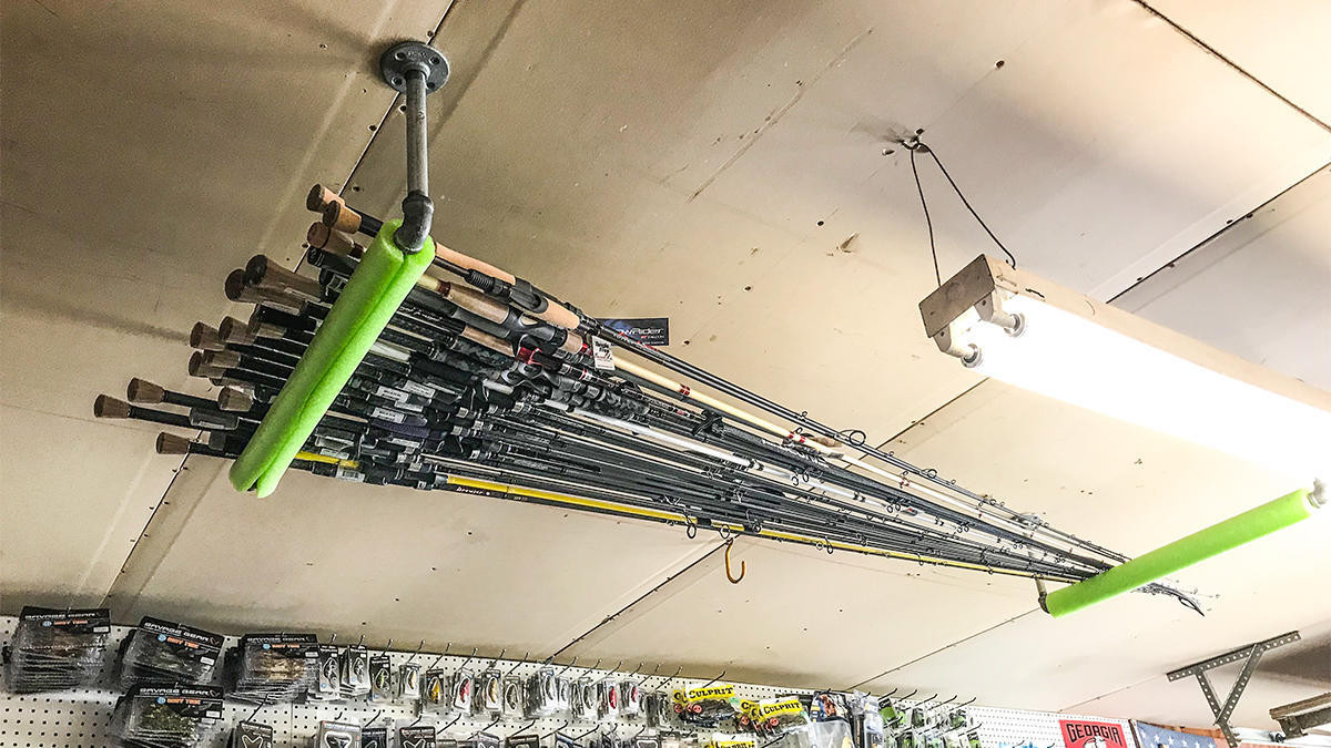 How to Make Your Own Fishing Rod Rack - Wired2Fish