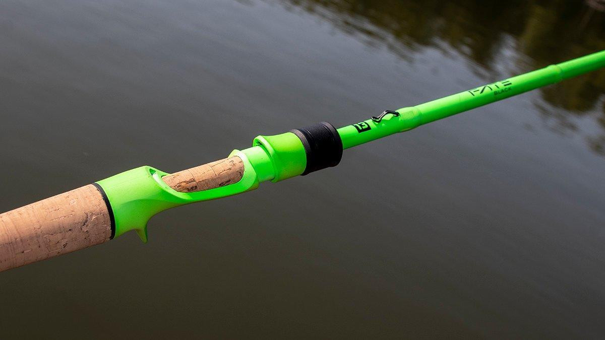 BIG WATER BIG FISH!!!! Medium power green spinning rod puts this