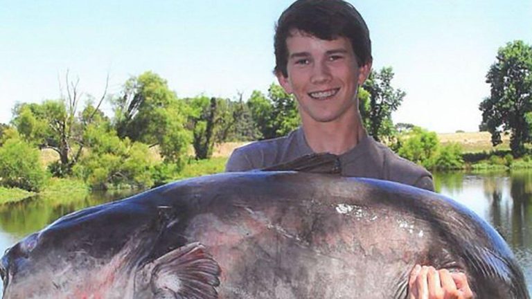 Teen Catches N.C. Record Catfish