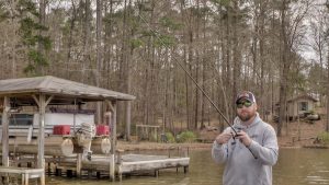 How to Adjust Rod Angles When Cranking Shallow Water