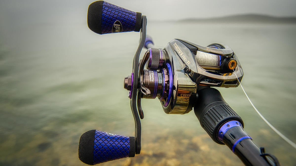 The only low profile BAITCASTER with this design feature! 