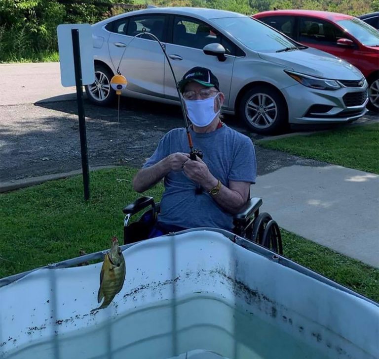 Nursing Home Brings Fishing to Residents