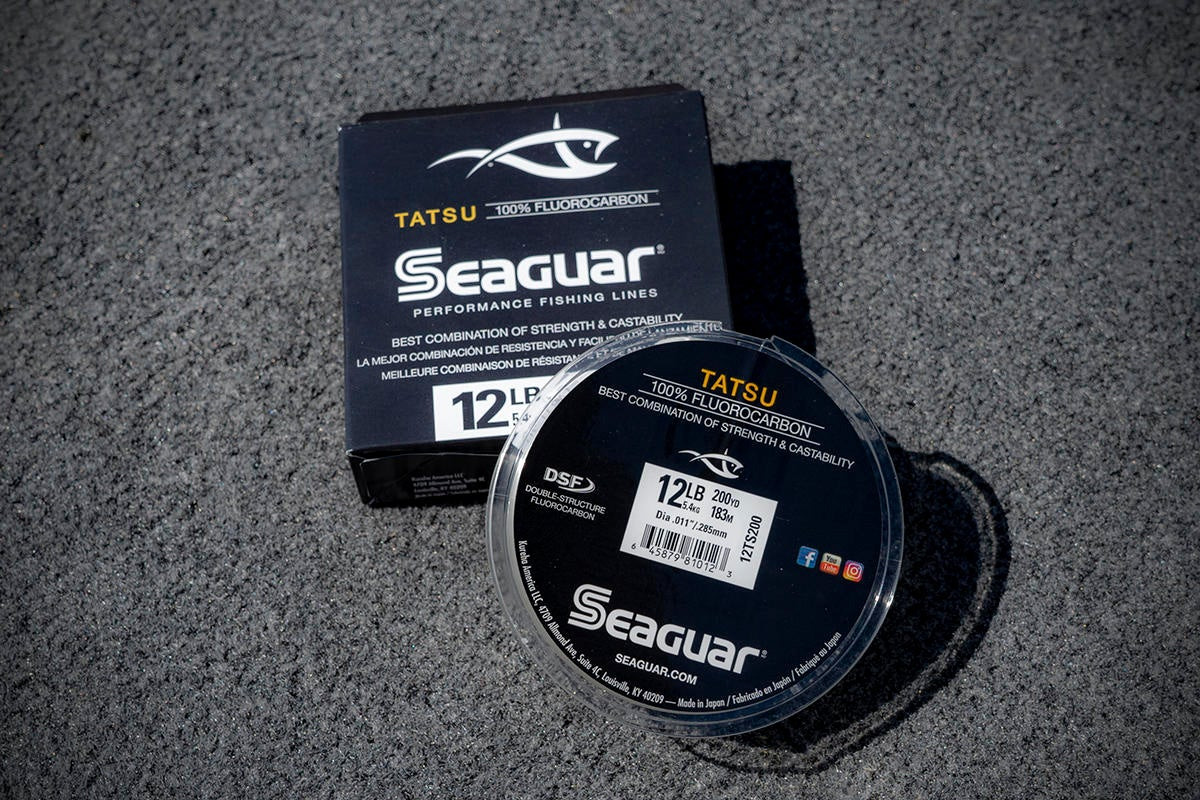 Seaguar Tatsu 100% Fluorocarbon Fishing Line(DSF), 12lbs, 200yds