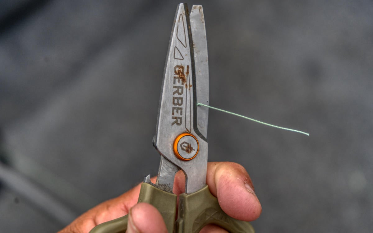 GERBER Neat Freak Braided Line Cutter & Serrated Fishing Scissors Tool with  Split Shot Crimper & Bottle Opener