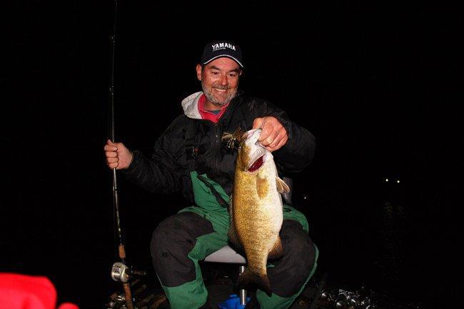 Braving Cold Fishing Nights for Big Smallmouths