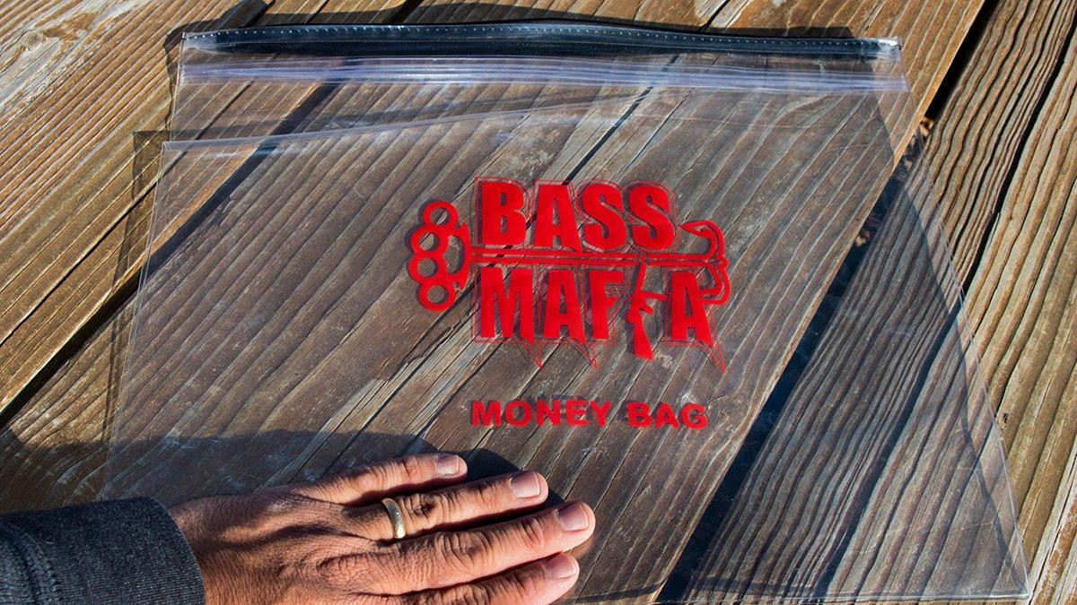 Bass Mafia Money Bag | Heavy-Duty Waterproof Bag for Bait, Phones, Cash and  Food | Extremely Durable & Reusable Holder to Protect Items While Fishing