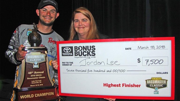 Jordan Lee Wins Another $7,500 from Toyota Bonus Bucks
