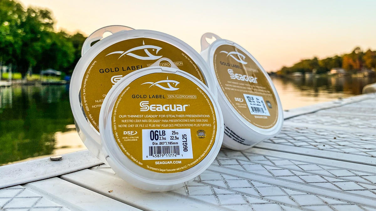 Seaguar, Gold Label Saltwater Fluorocarbon Line, 25 Yards, 15 lbs
