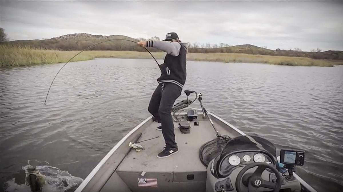 Get Vicious, Watch @joeyfishing boat flip 2 big spotted bass at once using  our 24lb test Tora Fluorocarbon!!! #bassfishing #spottedbass #boatflip  #vic