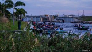 Two Bass Boats Collide on Okeechobee