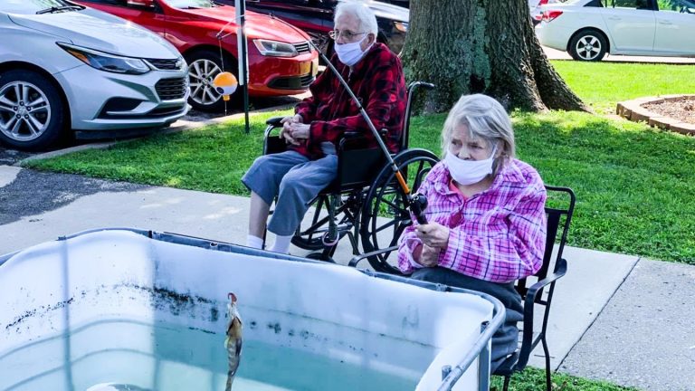 Nursing Home Brings Fishing to Residents