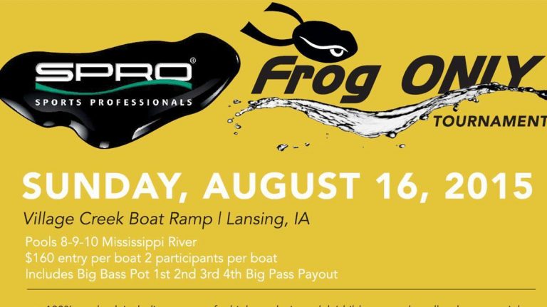 SPRO Frog Tournament this Weekend