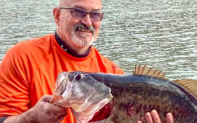 Near State Record Largemouth Bass Caught in Oklahoma