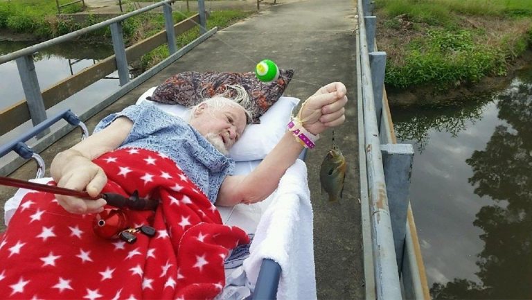 Veteran Catches Final Fish as Dying Wish
