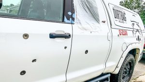 Fishing Guide’s Truck Riddled with Bullets at Boat Ramp