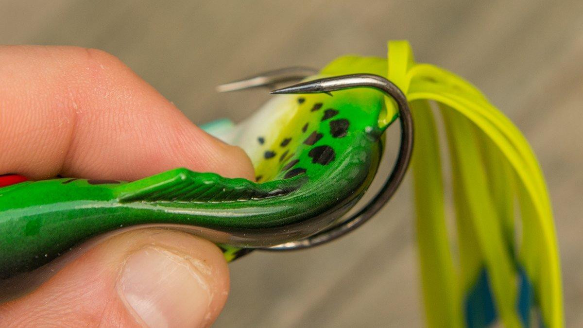 Val's got a new favorite bait 🐸 😍 #frog #poppingfrog #fishing #topwa