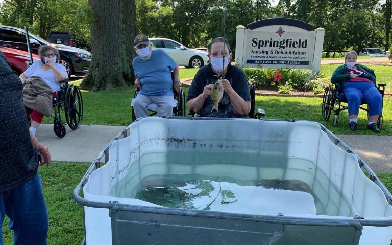 Nursing Home Brings Fishing to Residents