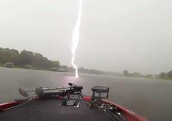 Fishing Close Encounters with Lightning