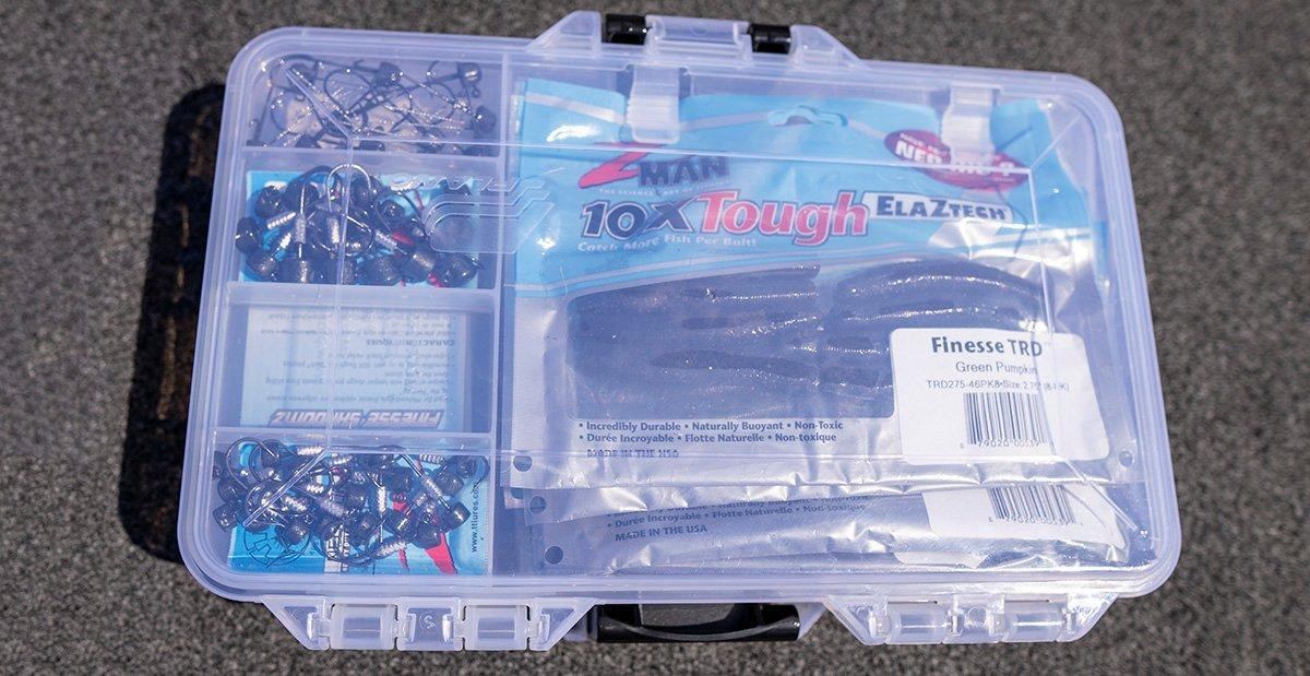 116 Vintage Plano Tackle Box Full of Fishing Rubber Worms