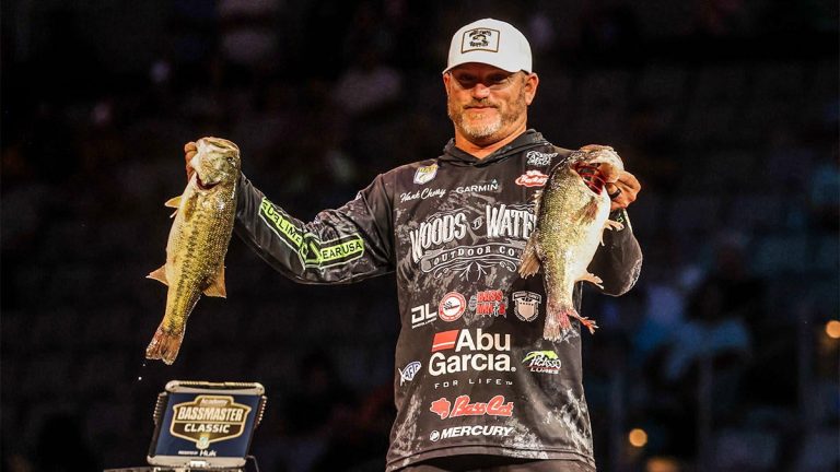 Cherry Takes Lead on Weather-Shortened Day at Bassmaster Classic on Lake Ray Roberts