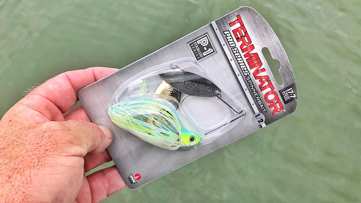  Terminator Pro Series Spinnerbait 1/2 Chartreuse and White Shad  : Electronics