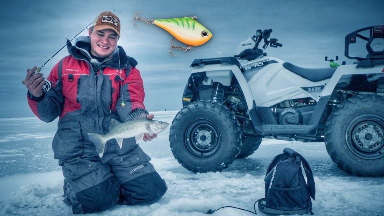 Targeting Early Ice Walleyes With Lipless Crankbaits