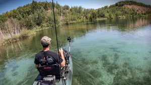 Bass Fishing an Abandoned Strip Mine Pit