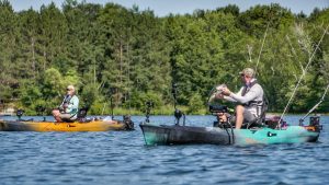 Kayak Bass Fishing New Lakes | BIG Bass Slugfest