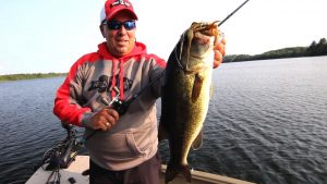 Bass Fishing Deep Weedlines on Natural Lakes