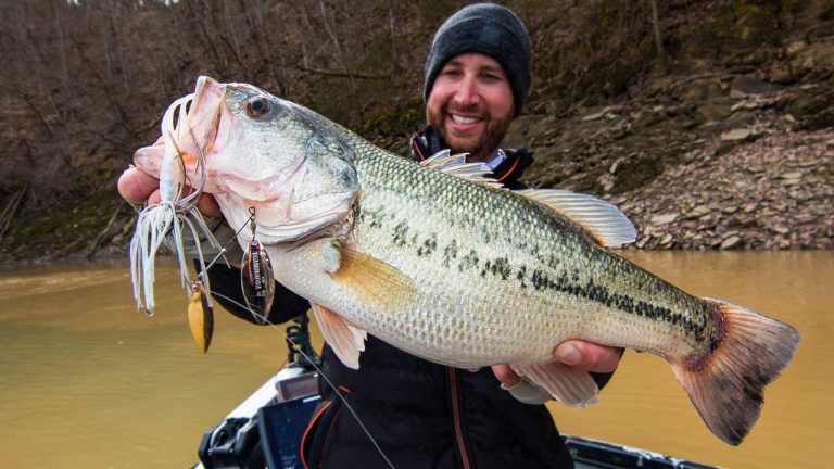 Bass Fishing After a Rain: Huge Bass on Early Spring Runoff