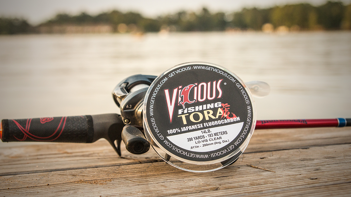 Vicious 550 Yard 2F-Pound Test Fluorocarbon Fishing Line