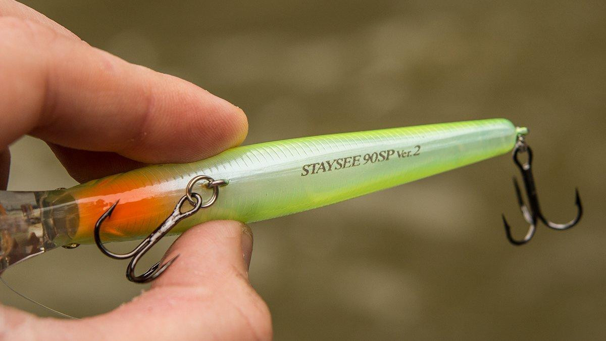Lucky Craft STAYSEE 90SP Ver.2 Esca Da Pesca #AK37 – 90mm 12.5g – Japanese Lure Per Acqua Dolce