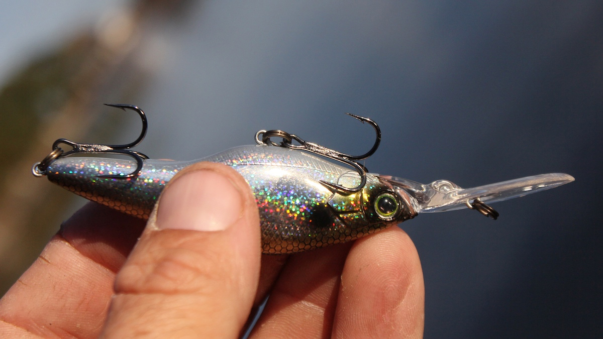 upside-down crankbait used for bass fishing