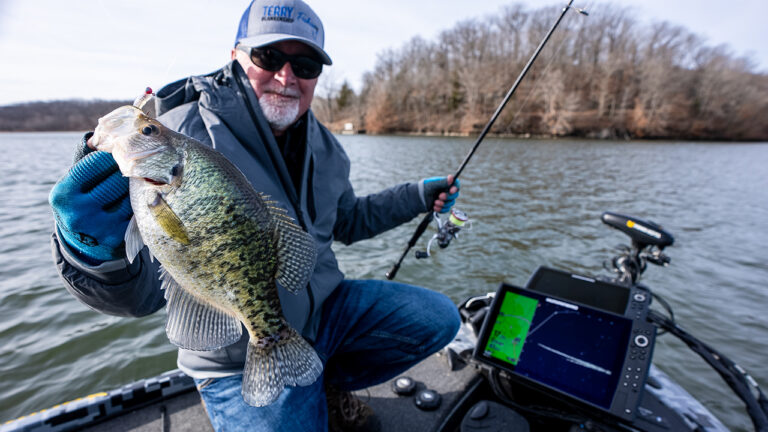 High-tech Crappie Fishing with Jigs on Brush Piles