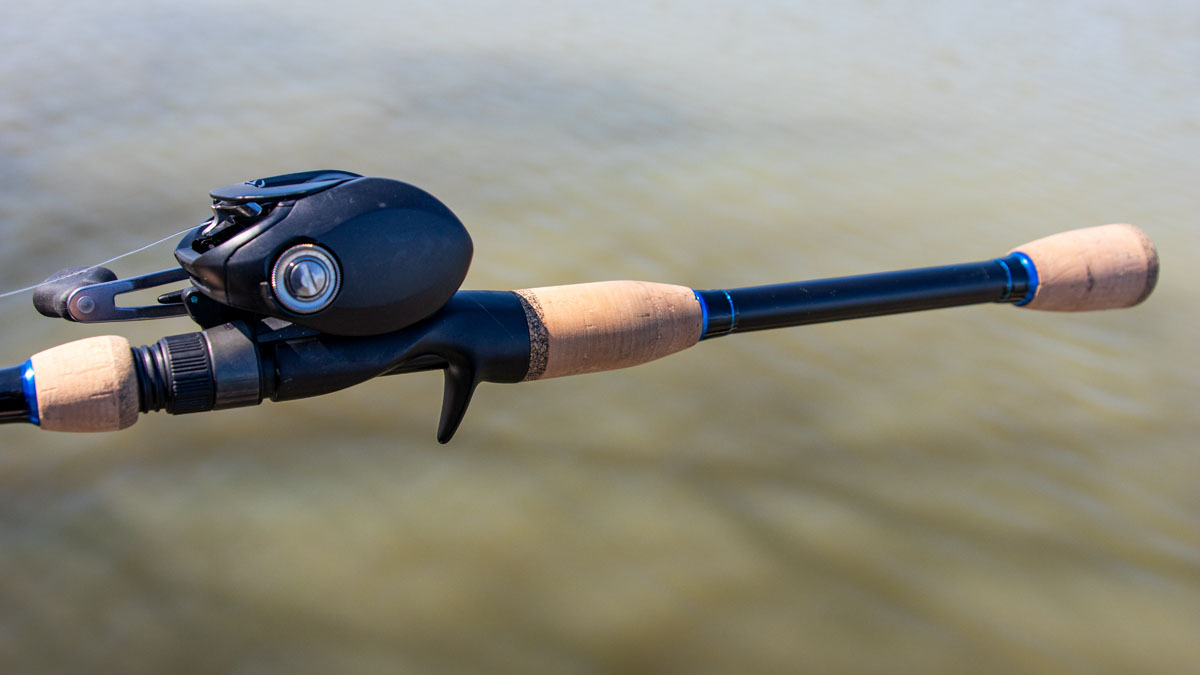sixgill cypress bass fishing rod handle