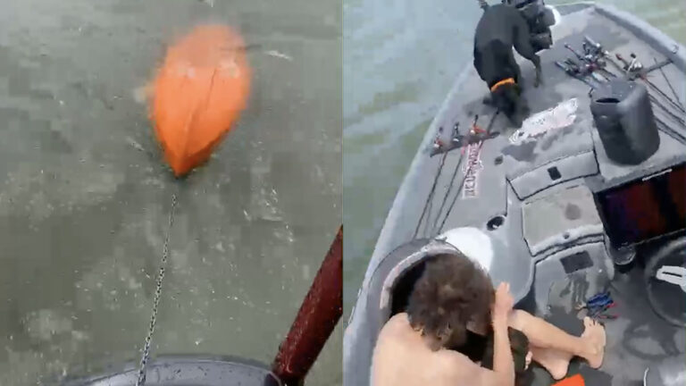 Tackle Company Owner Rescues Kayaker and Dog