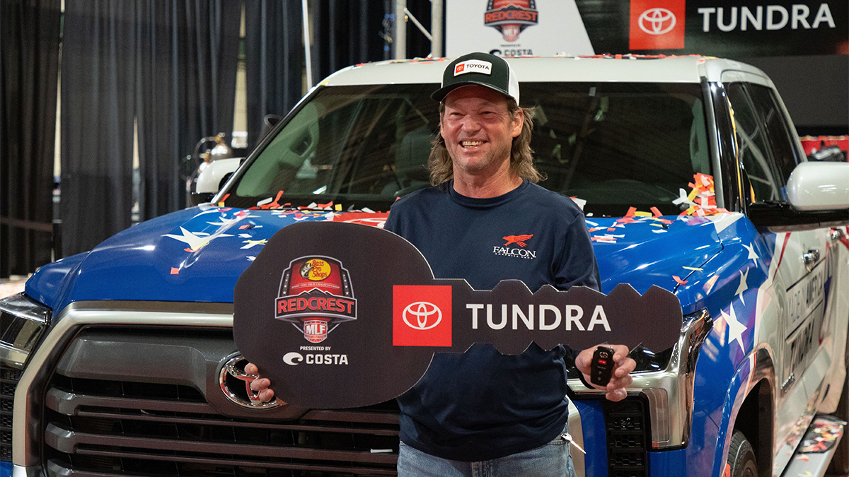 man wins toyota tundra pickup truck