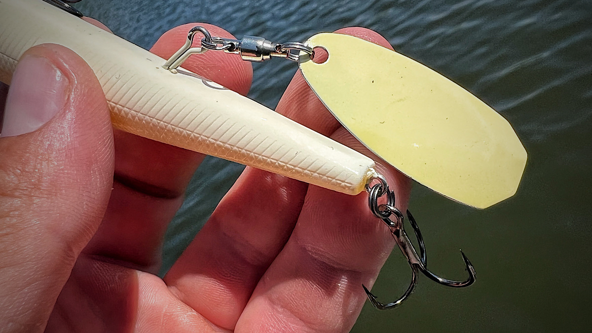 bass fishing lure blade