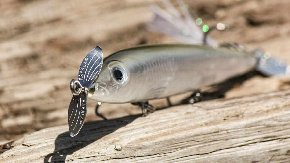 prop bait bass fishing lure