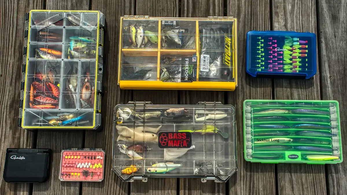 Versatile Fishing Tackle Storage, Portable Tackle Organizer with 4
