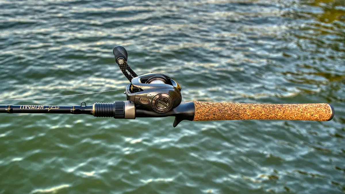 Pro Baitcast Rod & Reel Fishing Combo, 6ft 8in fishing rods