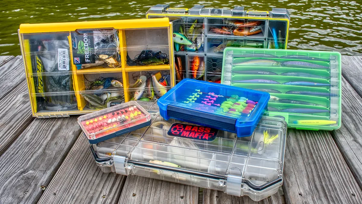 Flambeau Outdoors Fishing Tackle Box and Bait Storage Kit Two Tray, Size: Medium