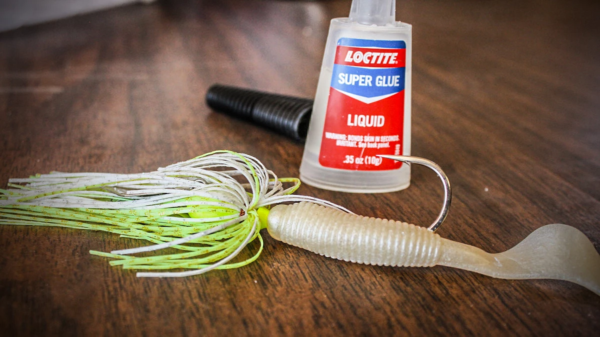 What glue do you use for securing soft plastics to jigheads