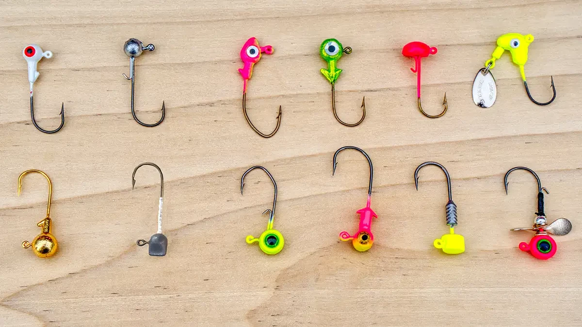 Crappie-Jig-Heads-Kit-with-Underspin-Jig-Head-Spinner-Blade, Crappie Lures and Jigs for Crappie Fishing Jigs - 30 & 50 Pack, 1/8, 1/16, 1/32 oz