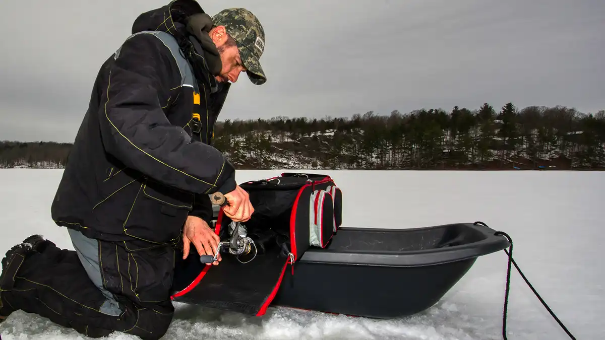 Tips for Drilling Ice Holes - Ontario Fishing & Hunting Outfitter Mini-Sites