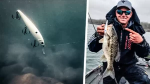 Jerkbait Bass Fishing with KVD | Wind and Overcast