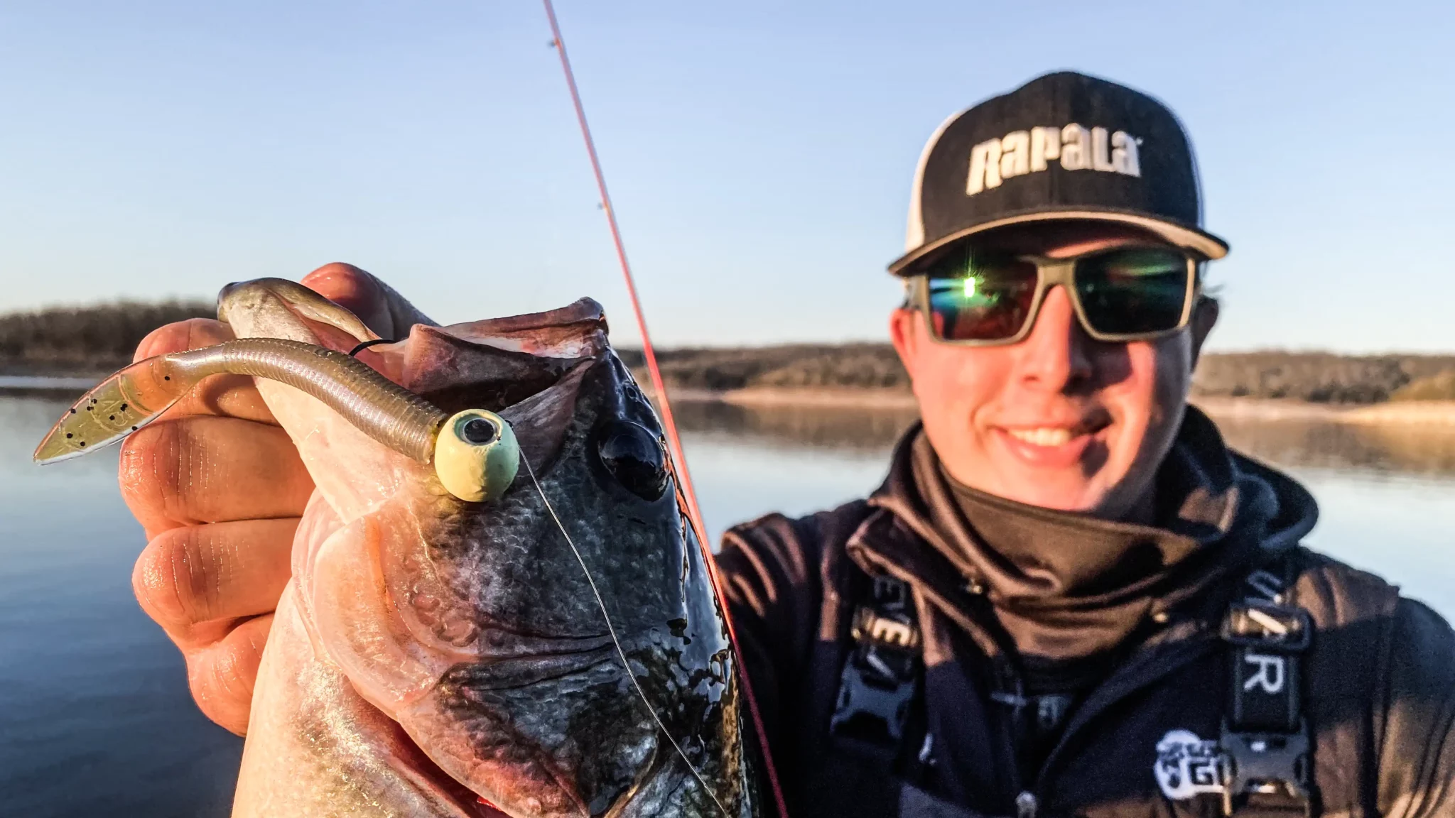 Cody Huff Deep Winter Bass Fishing