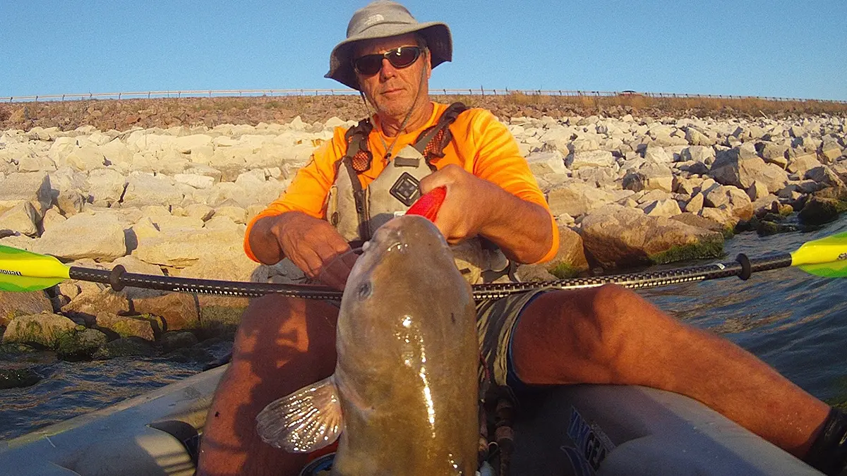Kayak Catfishing  Fishing for Big Channel Cats - Wired2Fish
